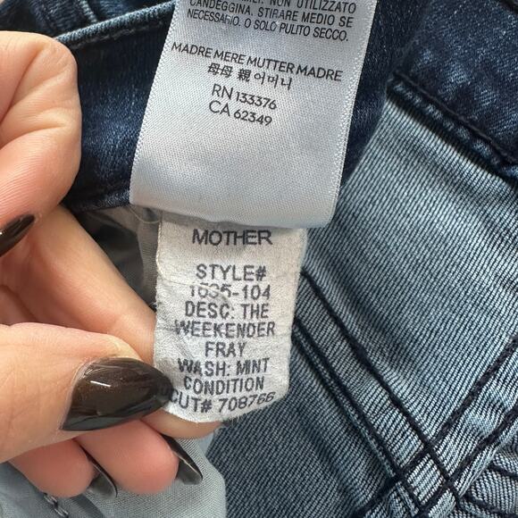 Mother Denim The Weekender Fray Mint Condition High Rise Flare Jean,Size 32, EUC - Picture 7 of 8